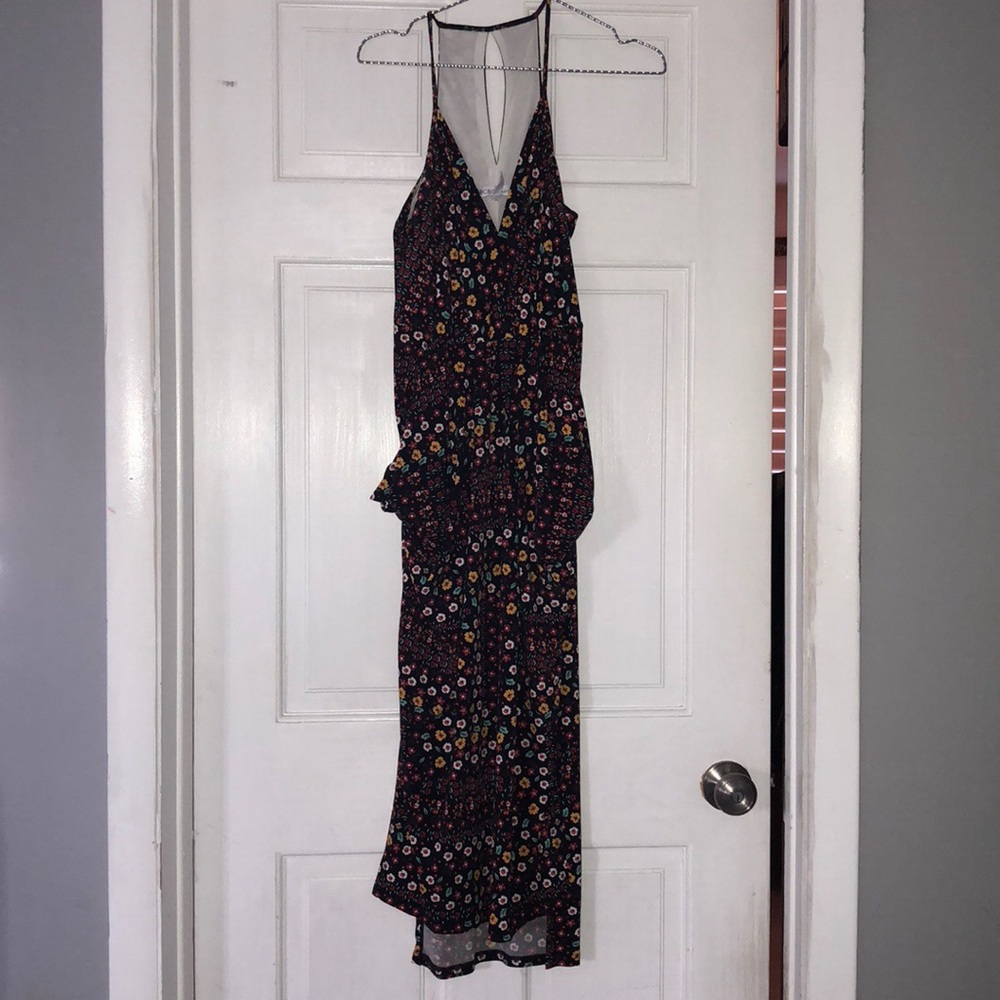 BCBGeneration Faux-Wrap floral Dress